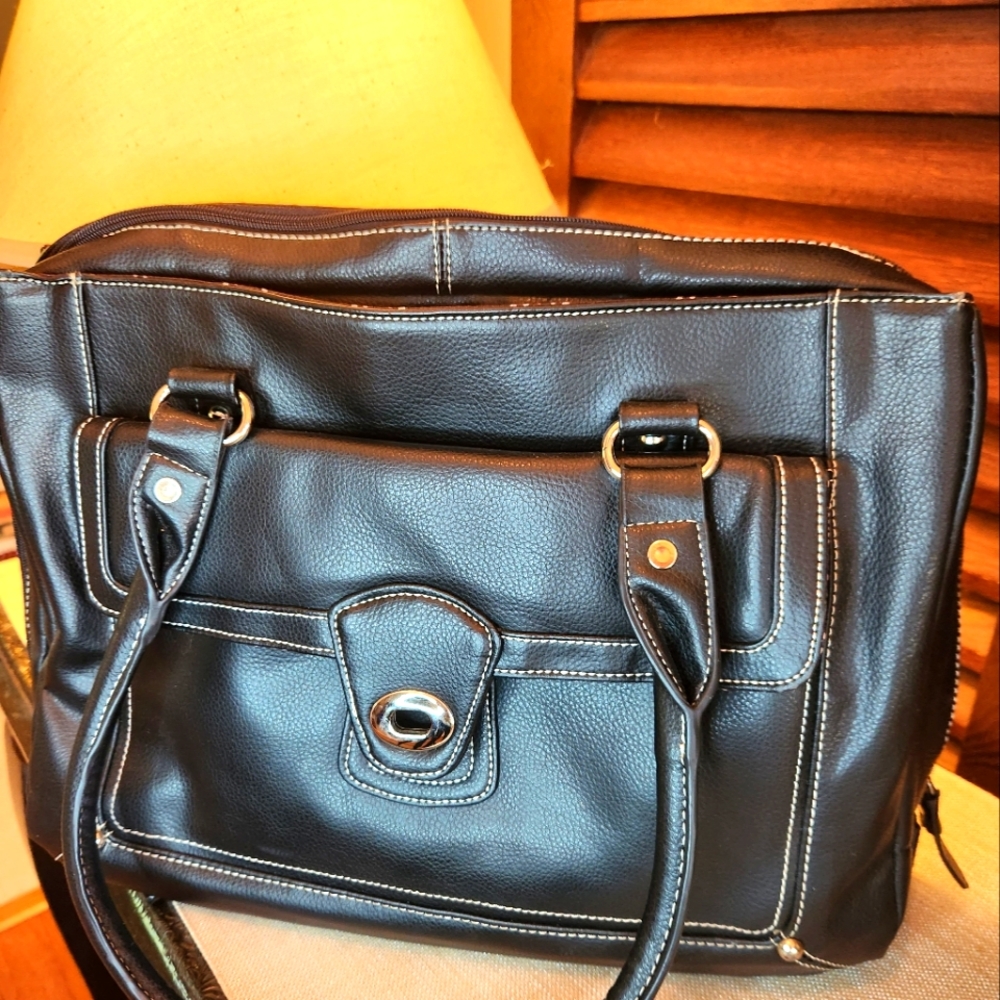Vintage Samsonite Tote/Satchel, Black